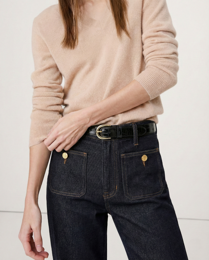 Muse & Valeur | Classic Wide-Leg Jean for Women in Denim
