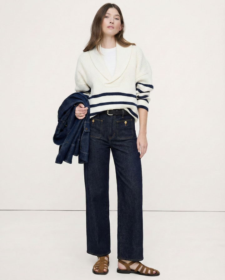 Muse & Valeur | Classic Wide-Leg Jean for Women in Denim
