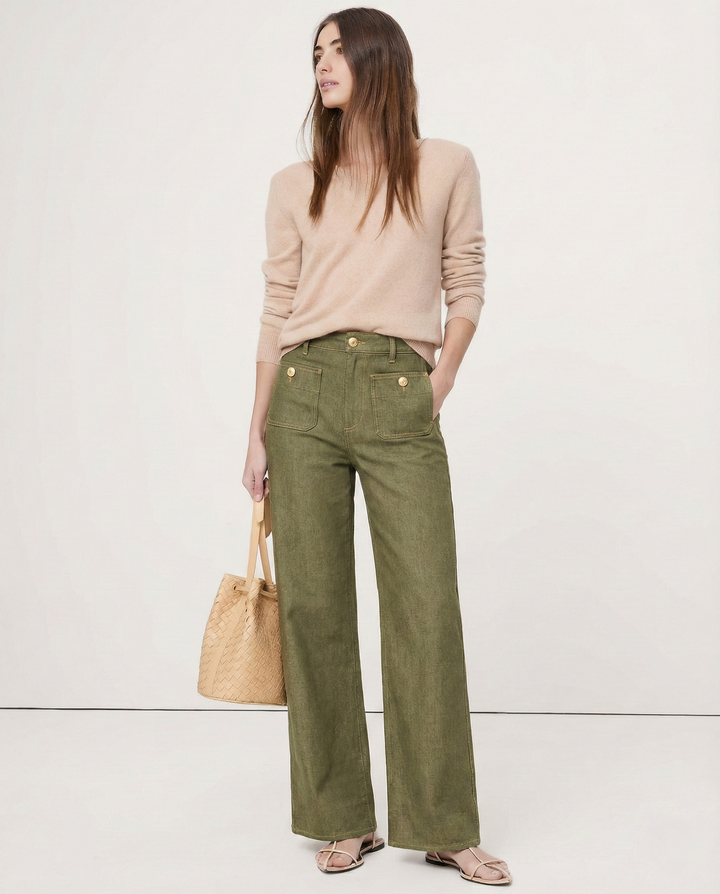 Muse & Valeur | Classic Wide-Leg Jean for Women in Denim