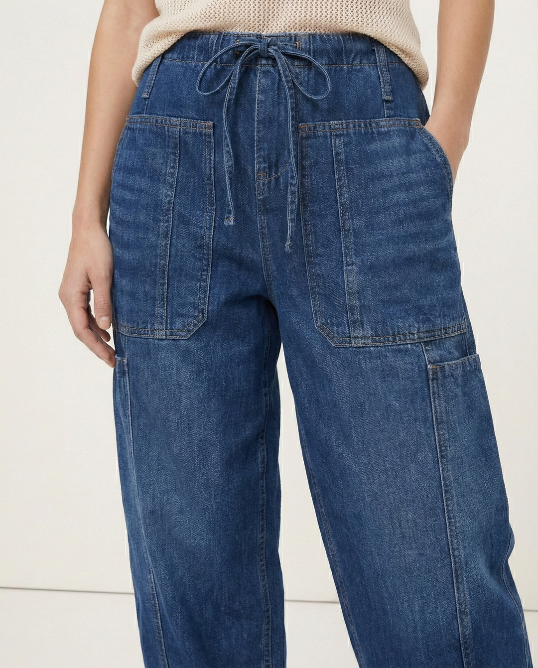 Muse & Valeur | Weekend Jean for Women in Denim, Slim Fit, Blue
