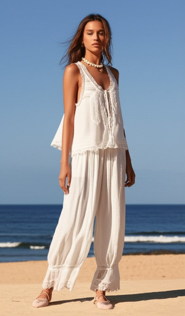 Muse and Valeur | Lace Two-Piece Set
