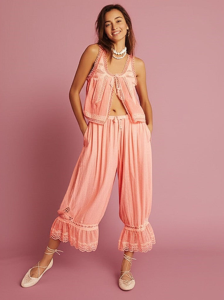 Muse and Valeur | Lace Two-Piece Set