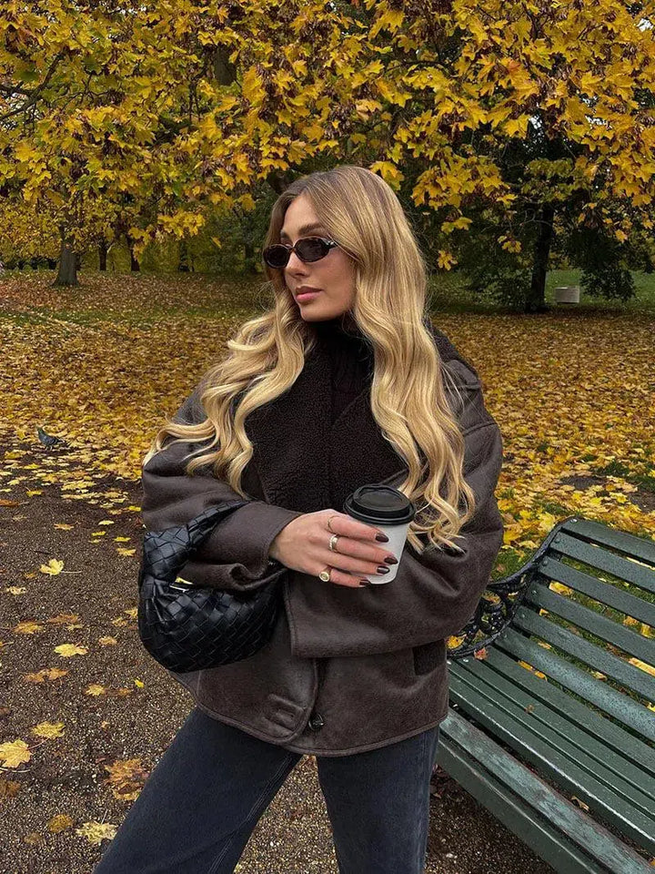 Muse and Valeur | Classic Faux Leather Jacket