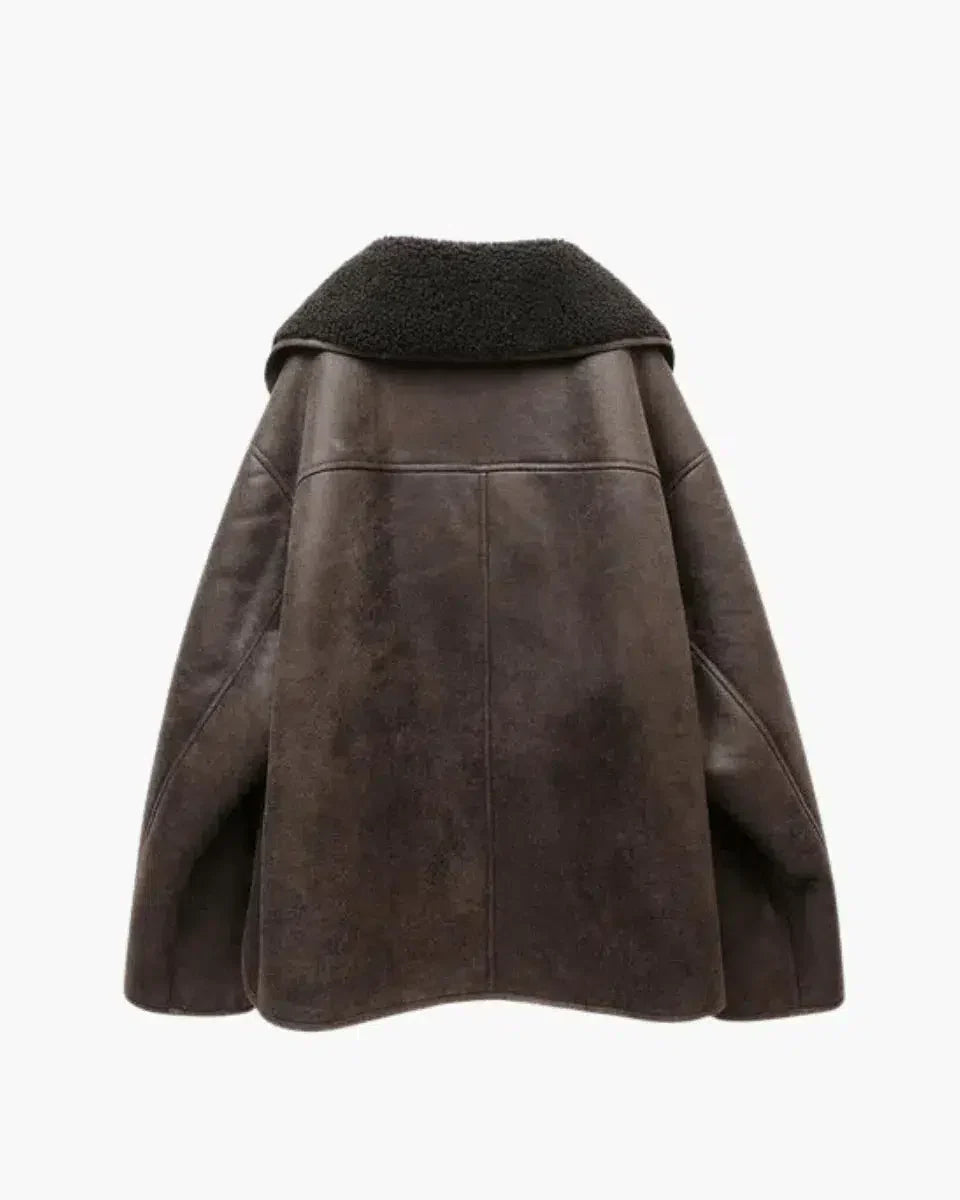 Muse and Valeur | Classic Faux Leather Jacket