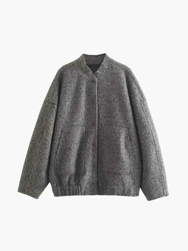 Muse and Valeur | Fleece bomber jacket