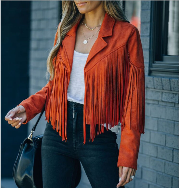 Muse and Valeur | Women’s Suede Moto Jacket