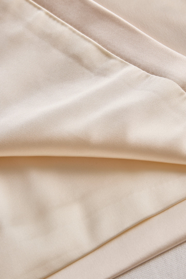 Muse & Valeur | Stylish Satin Halter-Neck Mini Dress