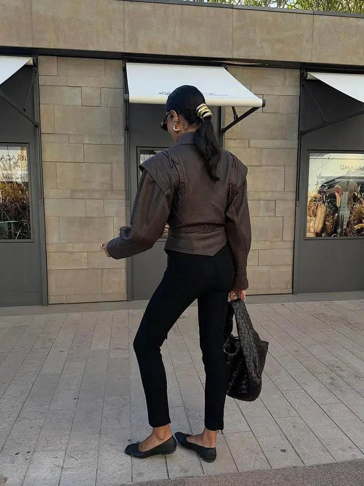 Muse and Valeur | Leather Jacket in Western-Inspired Style