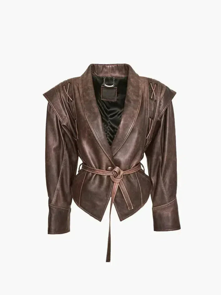 Muse and Valeur | Leather Jacket in Western-Inspired Style