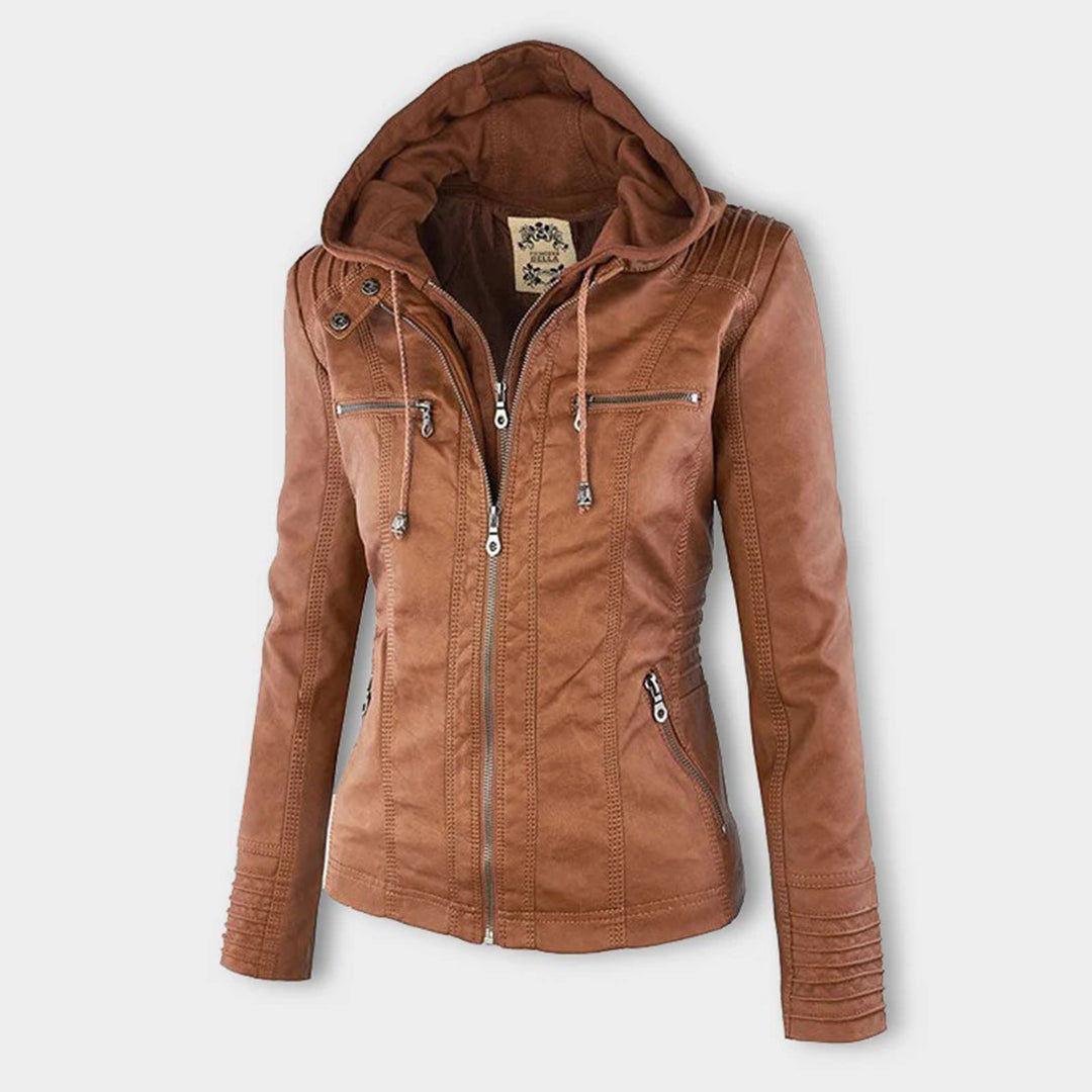 Muse and Valeur | Women's Hooded Zip-Up Jacket