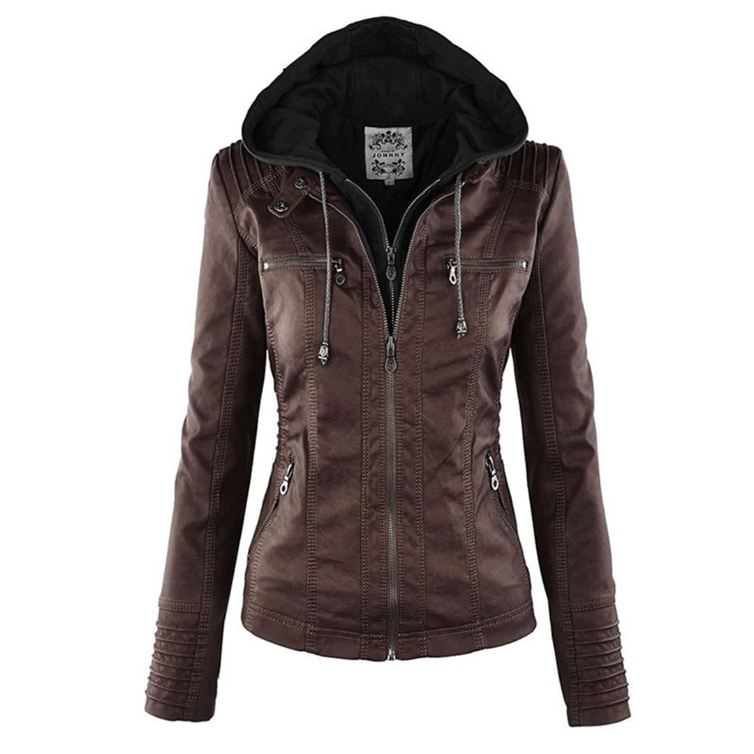 Muse and Valeur | Women's Hooded Zip-Up Jacket
