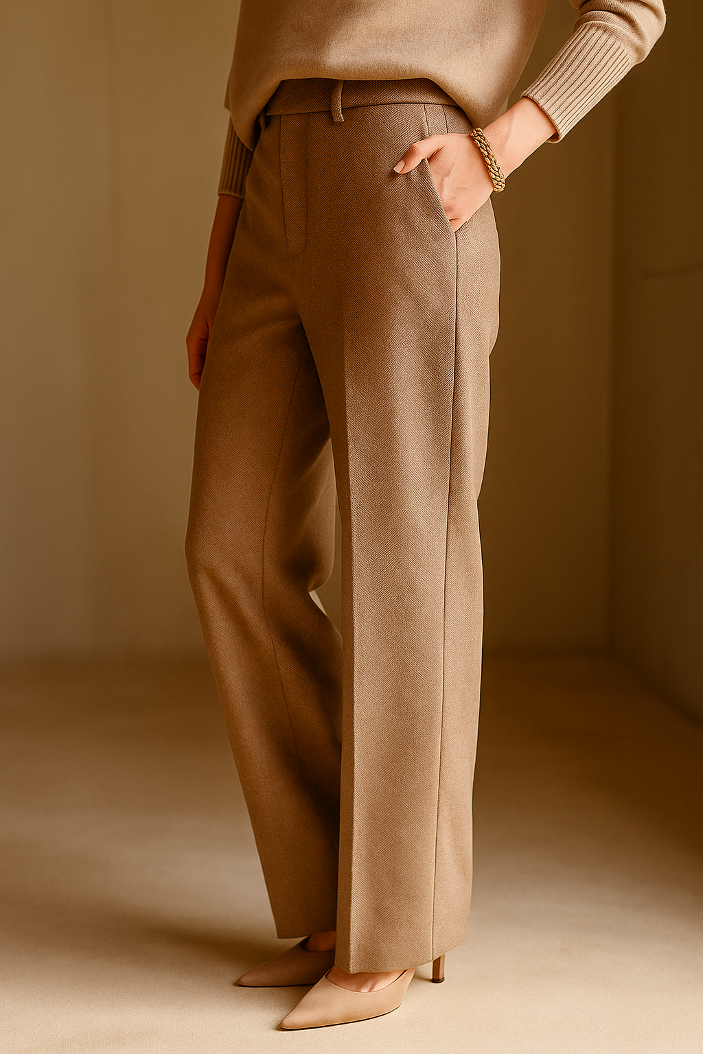 Muse & Valeur | Classic Wool Trousers for Women