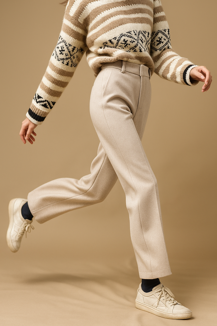 Muse & Valeur | Classic Wool Trousers for Women