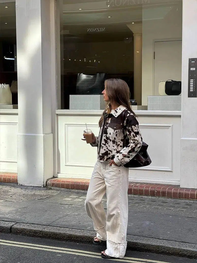 Muse and Valeur | Cow Print Jacket