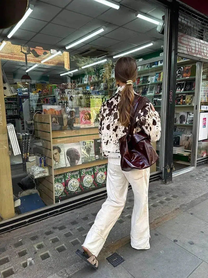 Muse and Valeur | Cow Print Jacket