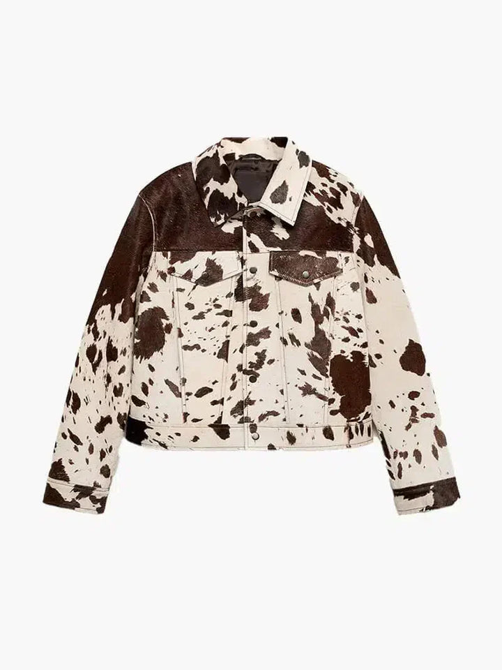 Muse and Valeur | Cow Print Jacket
