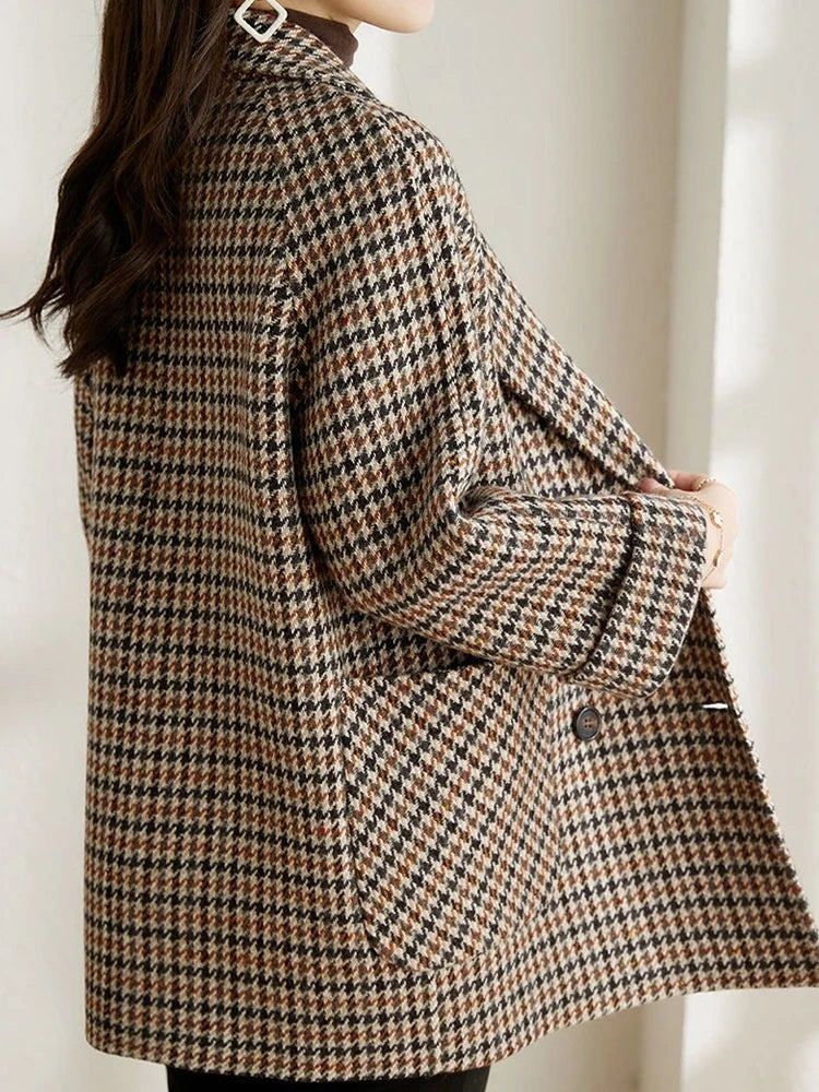 Muse and Valeur | Women's Check Blazer