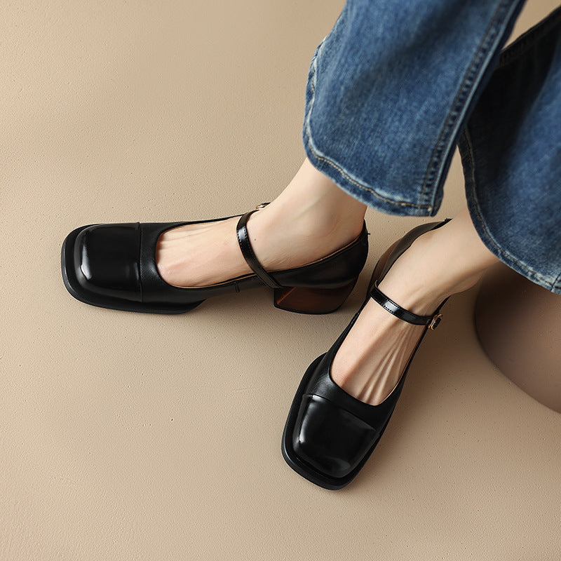 Muse & Valeur | Genuine Leather Heels for Women