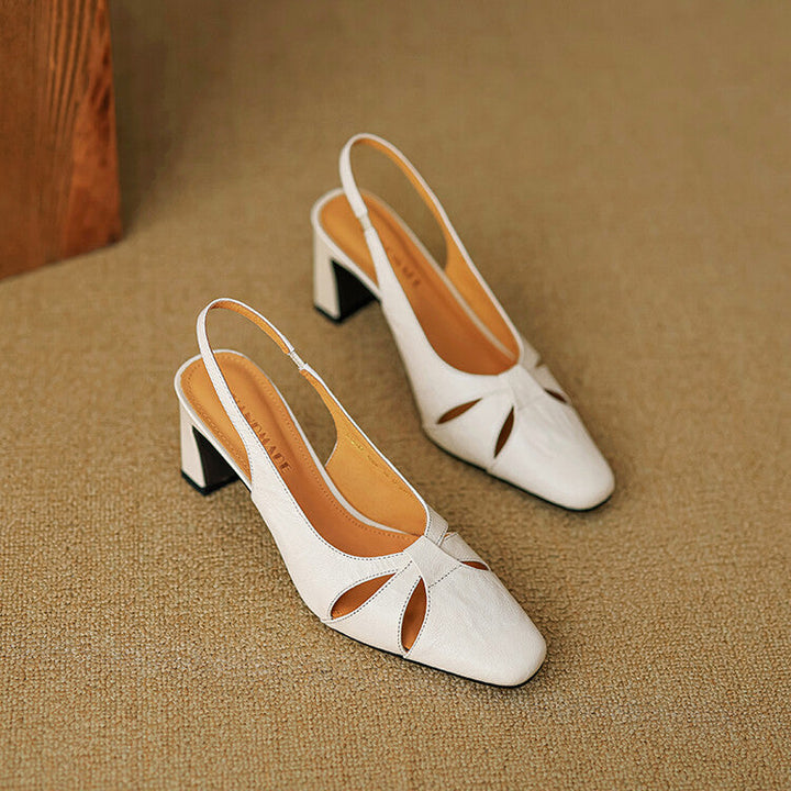 Muse & Valeur | Genuine Leather Slingbacks for Women