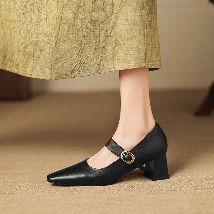 Muse & Valeur | Genuine Leather Heels for Women