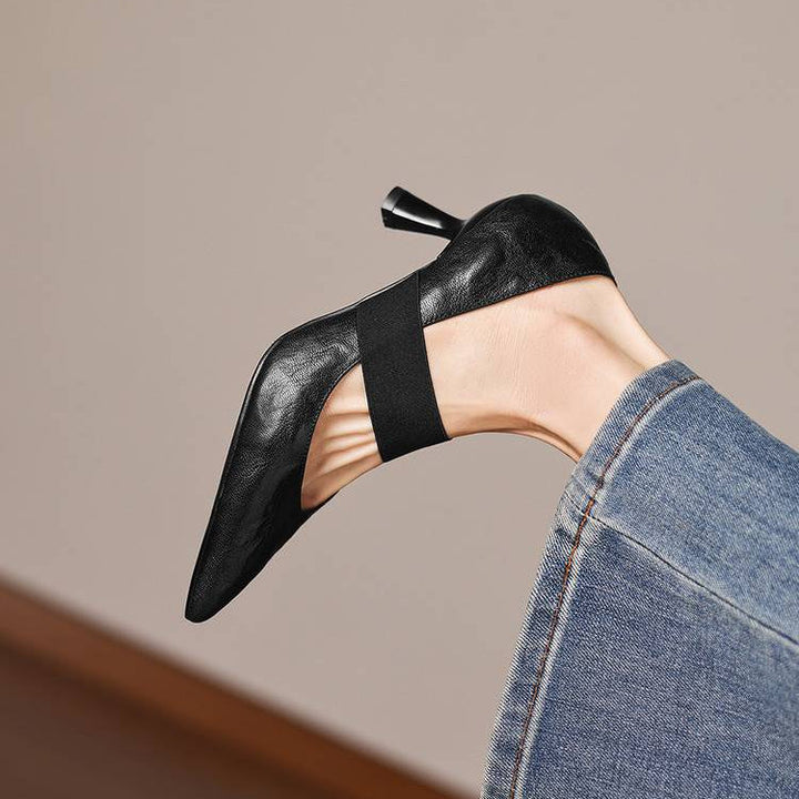 Muse & Valeur | Genuine Leather Heels for Women
