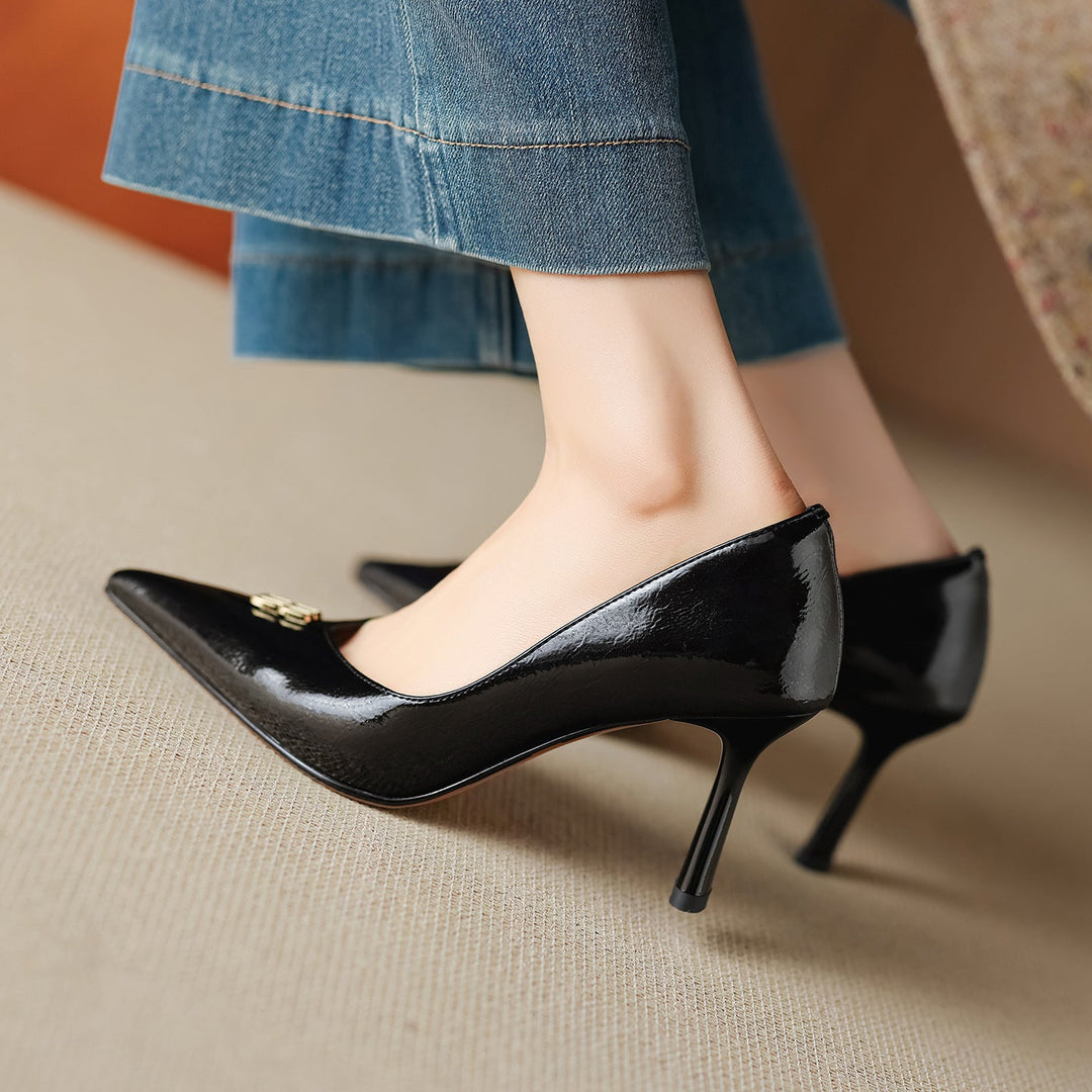Muse & Valeur | Genuine Leather Heels for Women