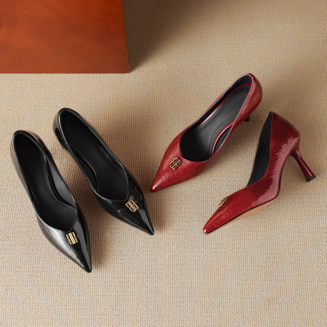 Muse & Valeur | Genuine Leather Heels for Women