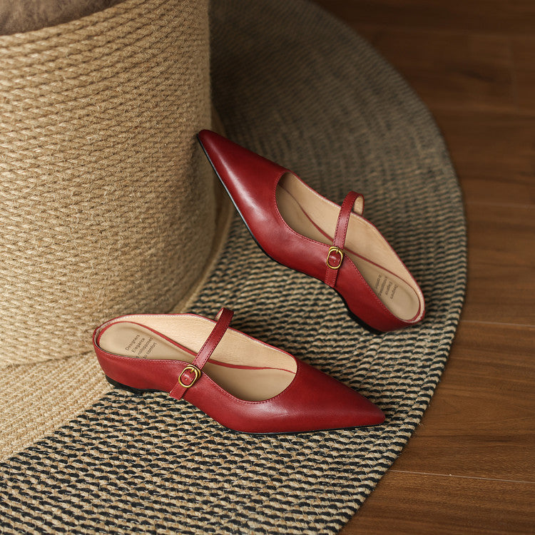 Muse & Valeur | Genuine Leather Mules for Women
