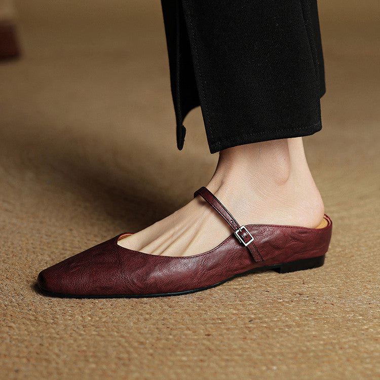 Muse & Valeur | Genuine Leather Mules for Women