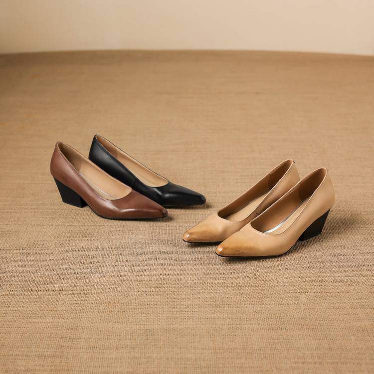 Muse & Valeur | Genuine Leather Heels for Women