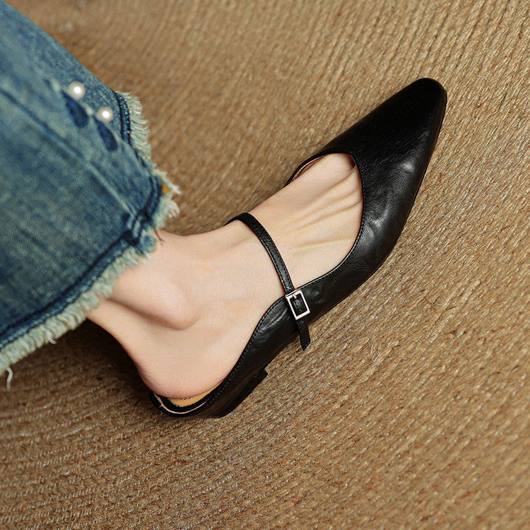 Muse & Valeur | Genuine Leather Mules for Women