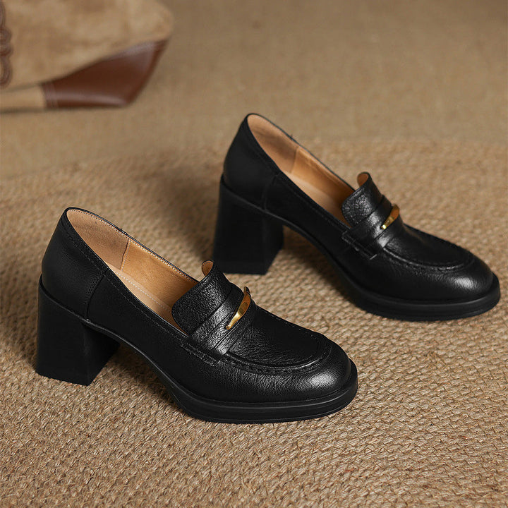 Muse & Valeur | Genuine Leather Heels for Women
