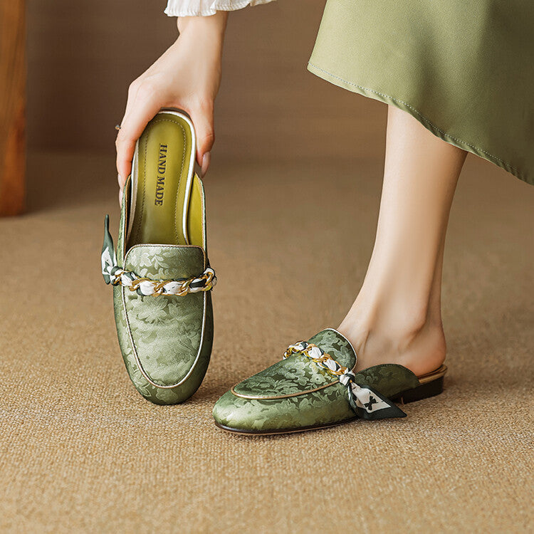 Muse & Valeur | Genuine Leather Mules for Women