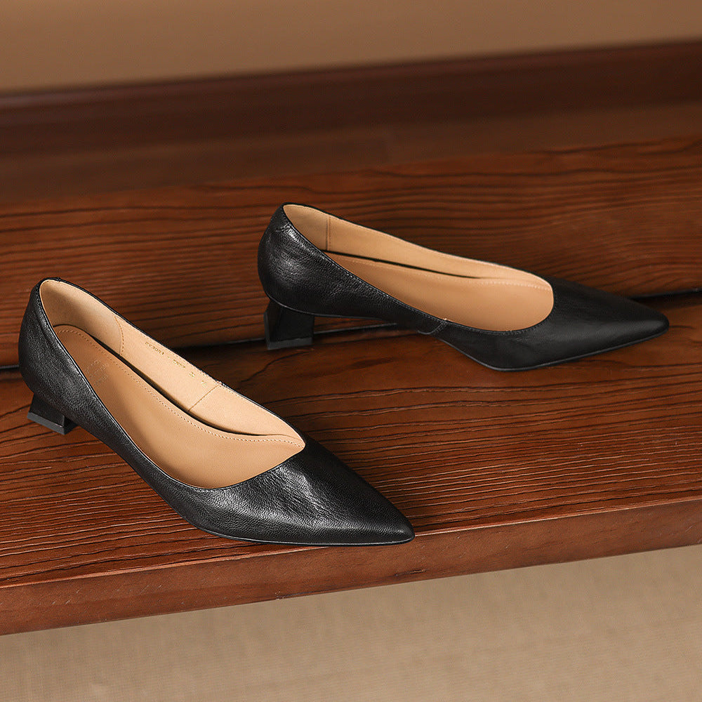 Muse & Valeur | Genuine Leather Heels for Women