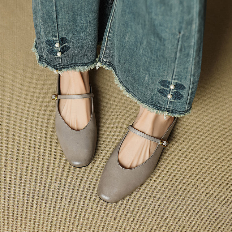 Muse & Valeur | Genuine Leather Mules for Women