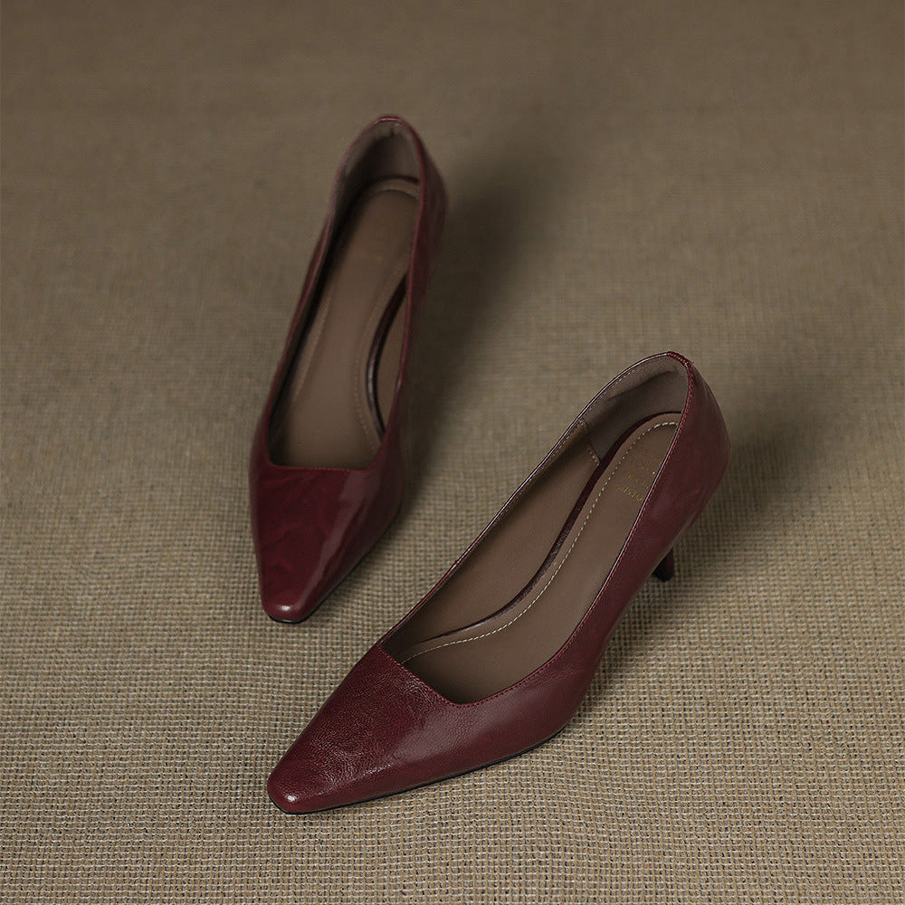 Muse & Valeur | Genuine Leather Heels for Women