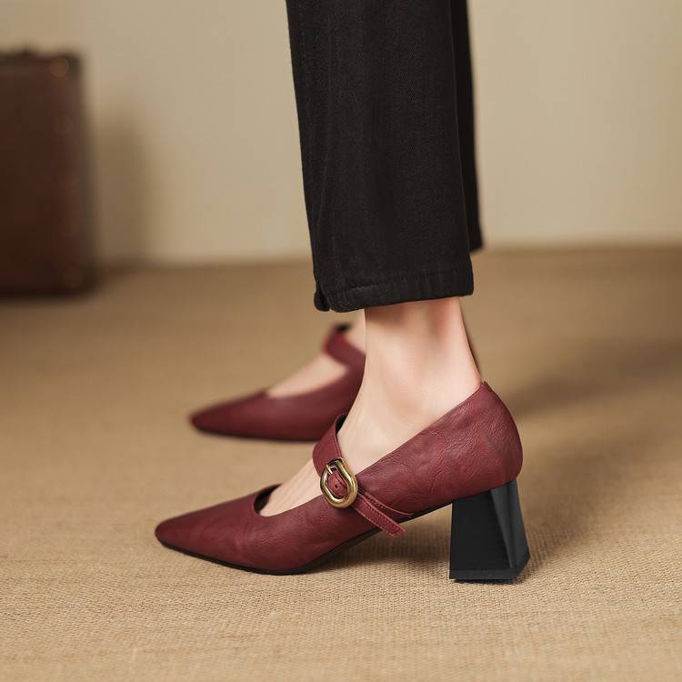 Muse & Valeur | Genuine Leather Heels for Women