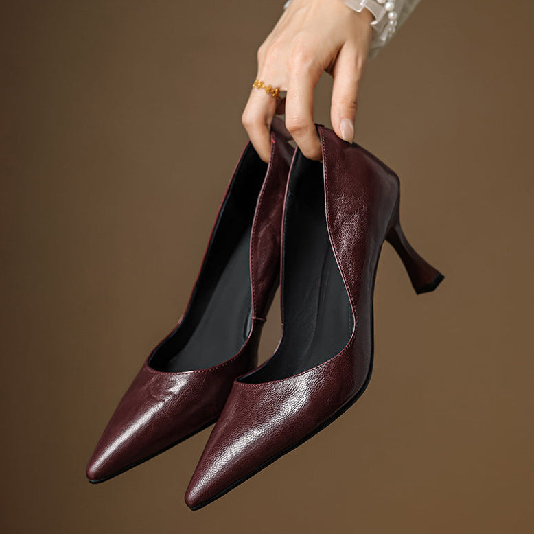 Muse & Valeur | Genuine Leather Heels for Women