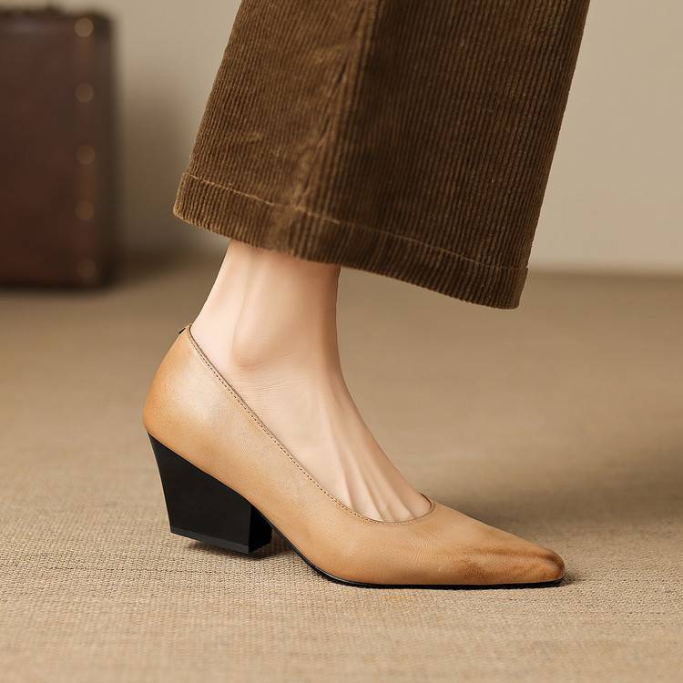 Muse & Valeur | Genuine Leather Heels for Women