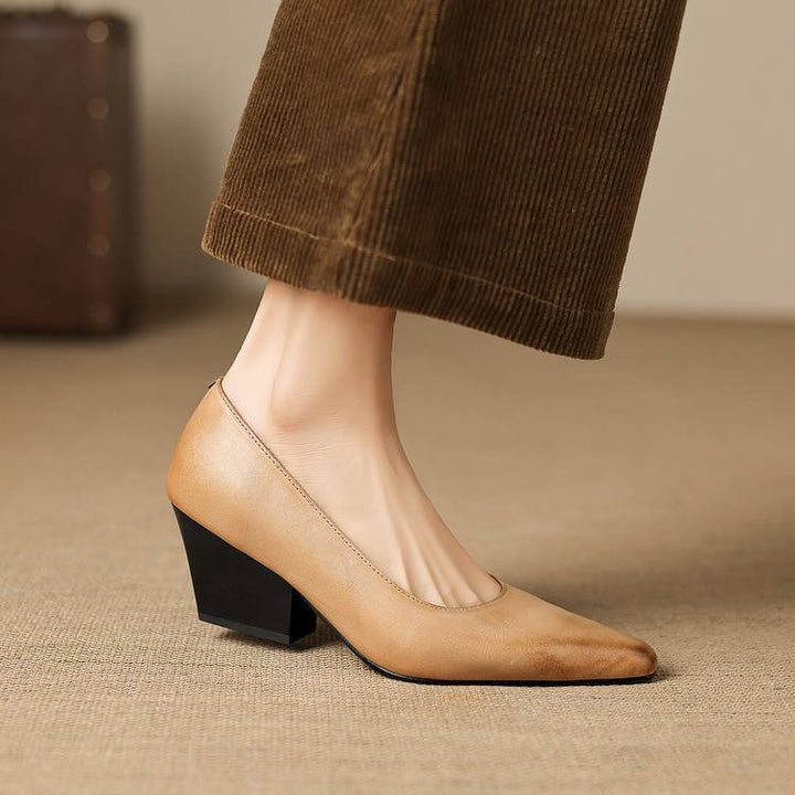 Muse & Valeur | Genuine Leather Heels for Women
