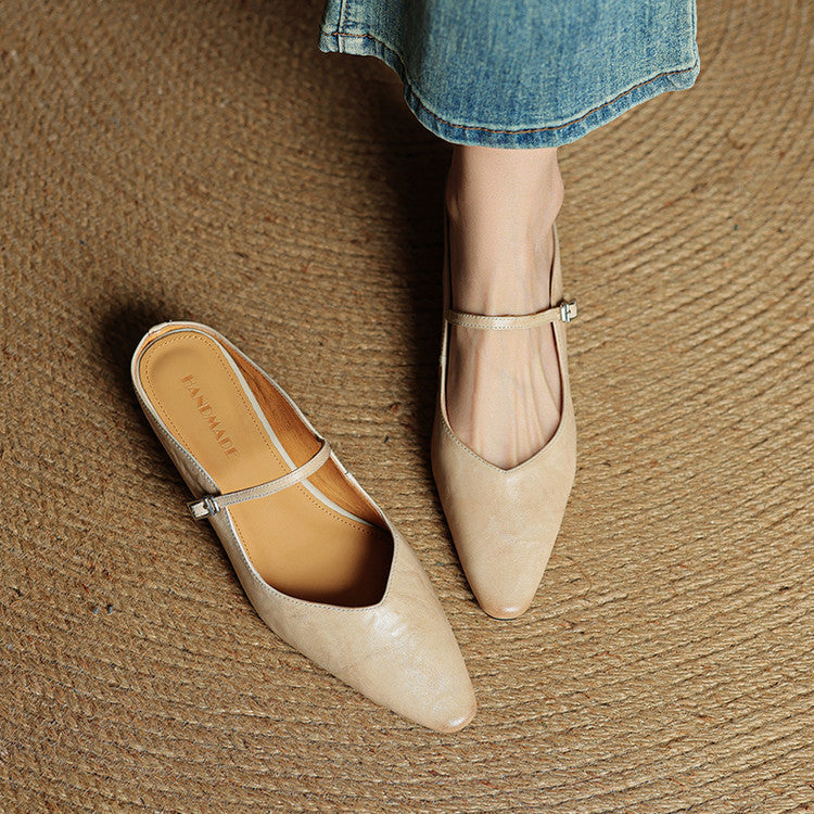 Muse & Valeur | Genuine Leather Mules for Women