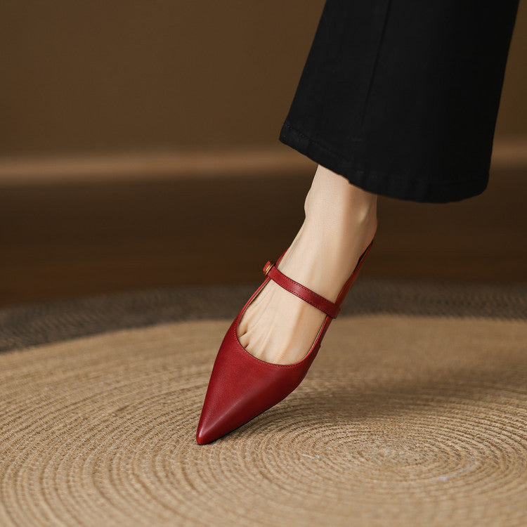 Muse & Valeur | Genuine Leather Mules for Women