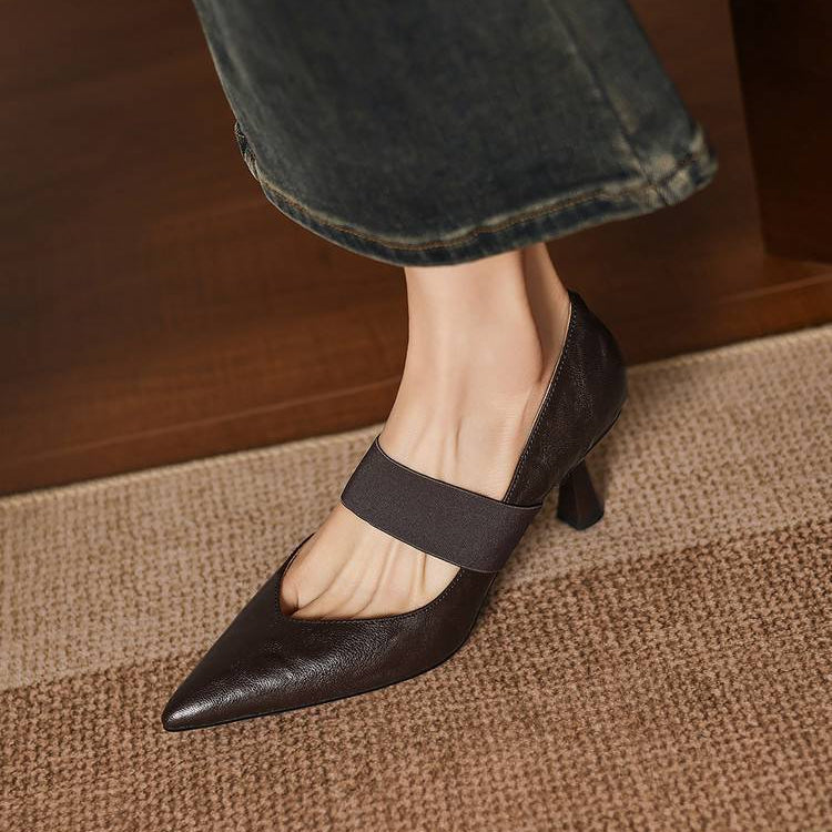 Muse & Valeur | Genuine Leather Heels for Women