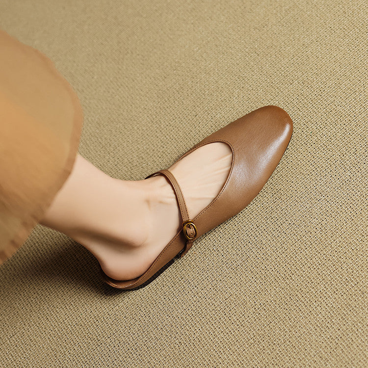 Muse & Valeur | Genuine Leather Mules for Women