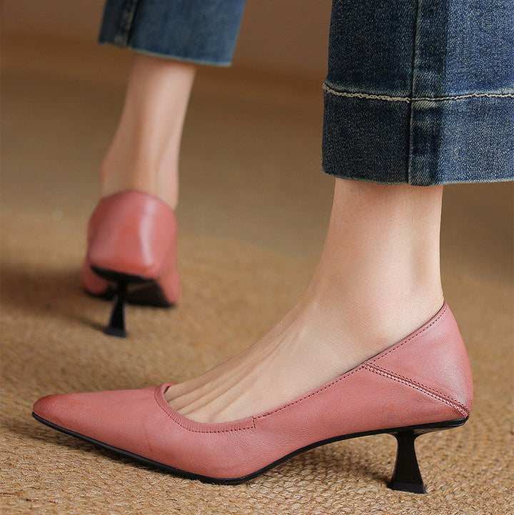 Muse & Valeur | Genuine Leather Heels for Women