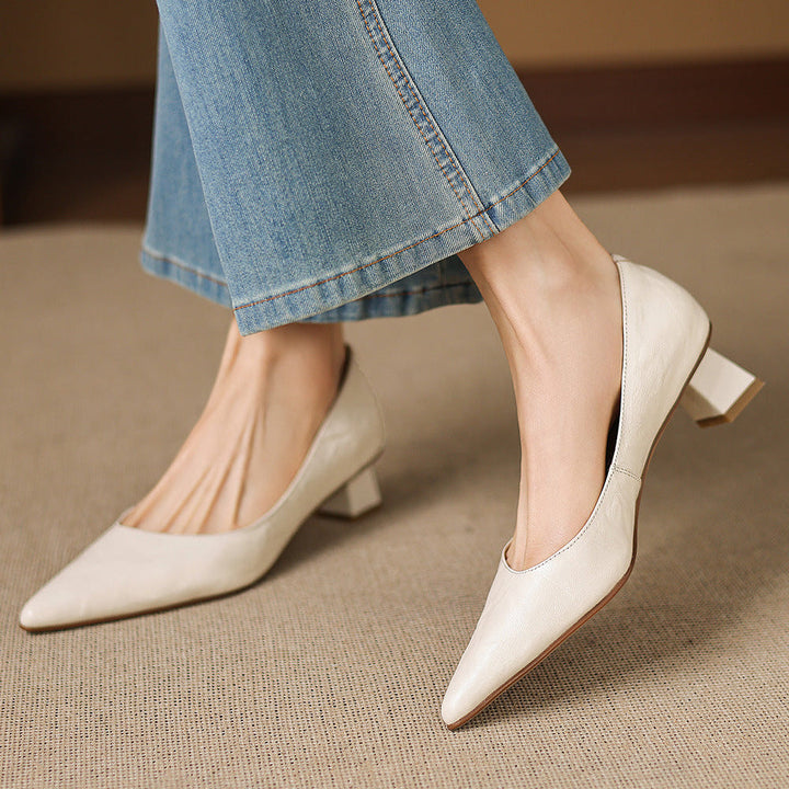 Muse & Valeur | Genuine Leather Heels for Women