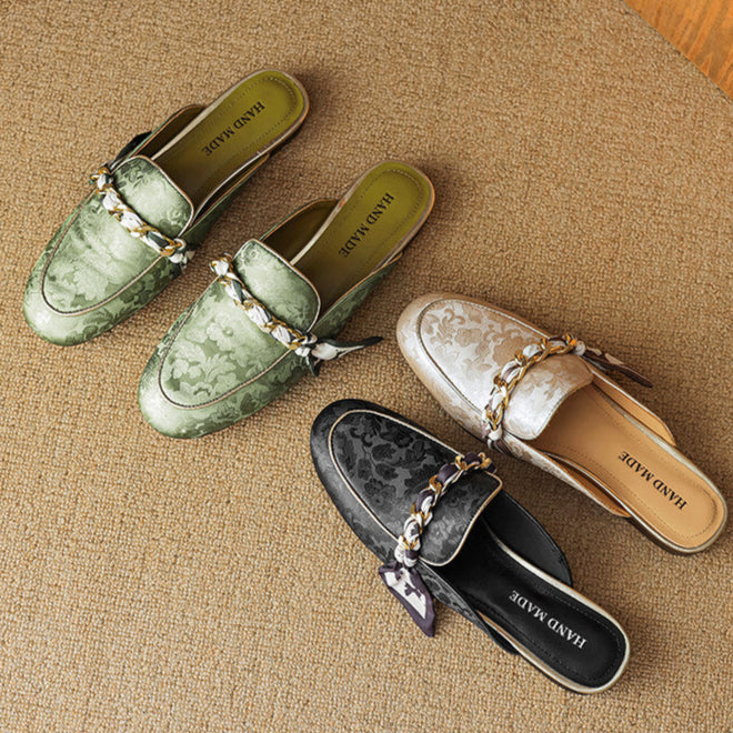Muse & Valeur | Genuine Leather Mules for Women