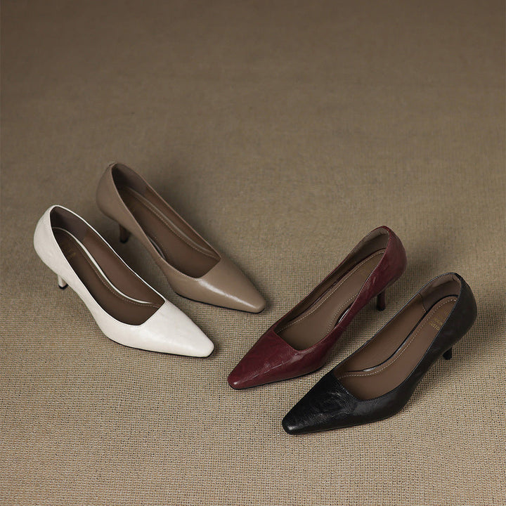 Muse & Valeur | Genuine Leather Heels for Women