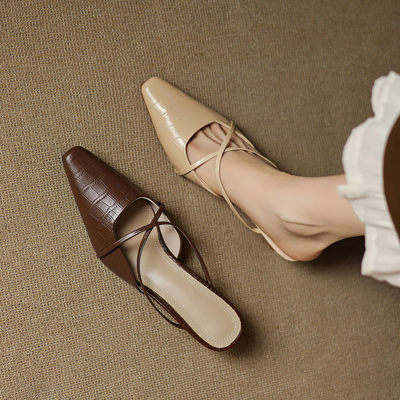 Muse & Valeur | Genuine Leather Mules for Women