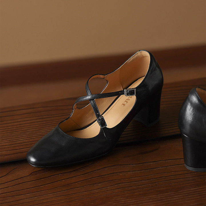 Muse & Valeur | Genuine Leather Heels for Women
